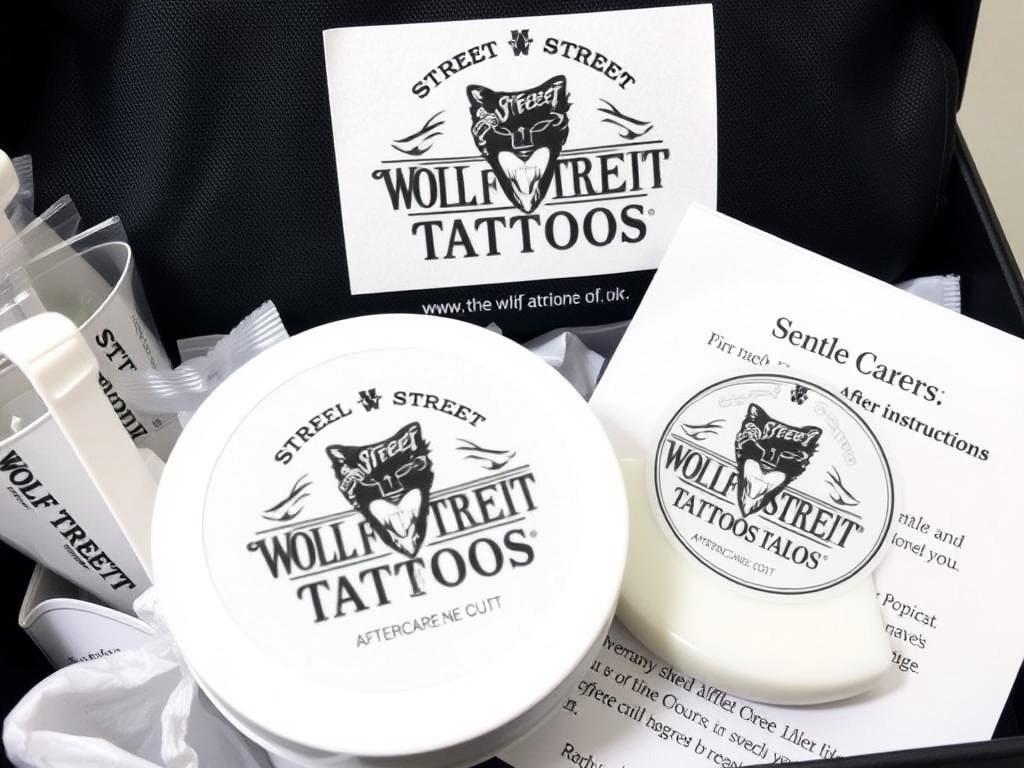 Personligt eftervårdskit från Wolf Street Tattoos för Din Trygga Start för Tatueringar Personligt eftervårdskit från Wolf Street Tattoos för Din Trygga Start för Tatueringar