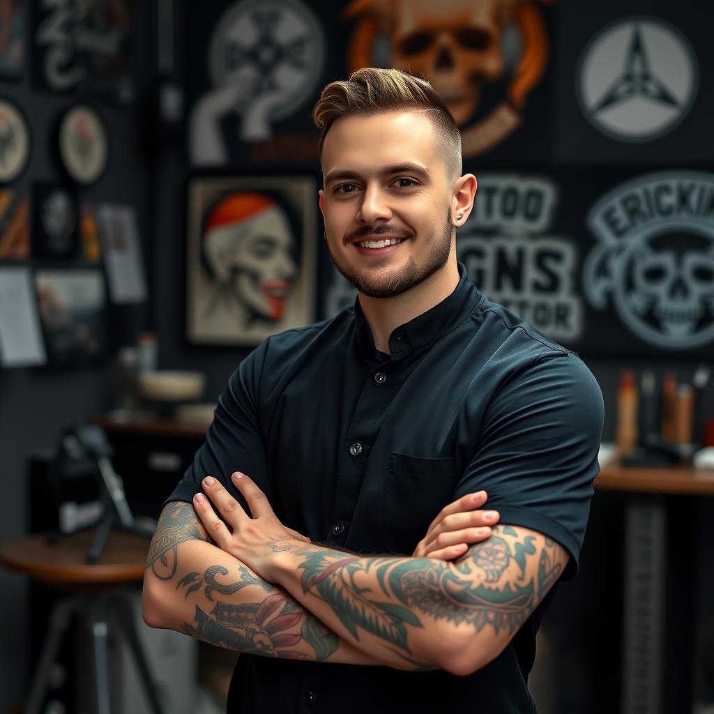 Tatuerare Erik specialiserad på realistiska tatueringar på Wolf Street Tattoos Tatuerare Erik specialiserad på realistiska tatueringar på Wolf Street Tattoos