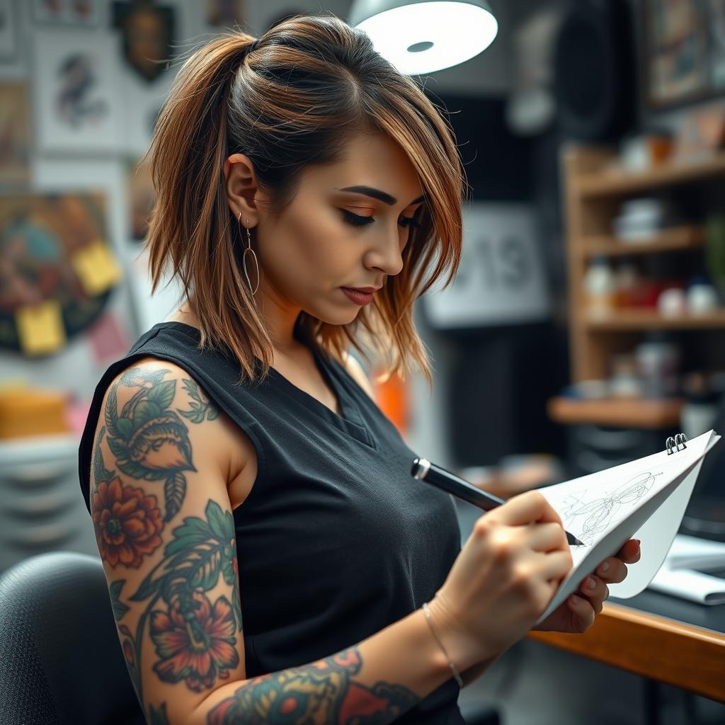 Tatuerare Sofia specialiserad på neotraditional stil på Göteborgs bästa tatueringsstudio Tatuerare Sofia specialiserad på neotraditional stil på Göteborgs bästa tatueringsstudio