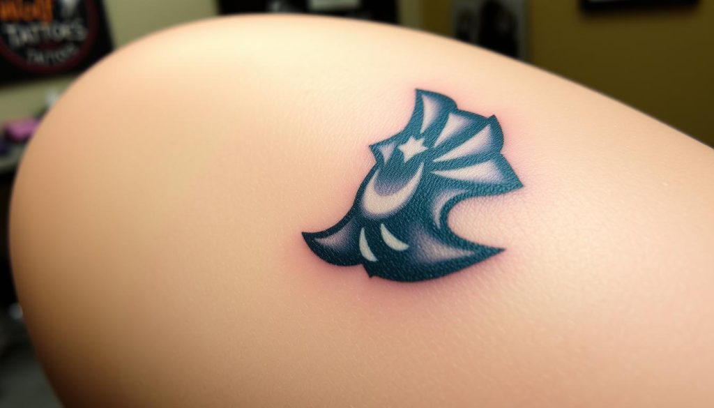 Färdig drop-in tatuering från Wolf Street Tattoos i Göteborg